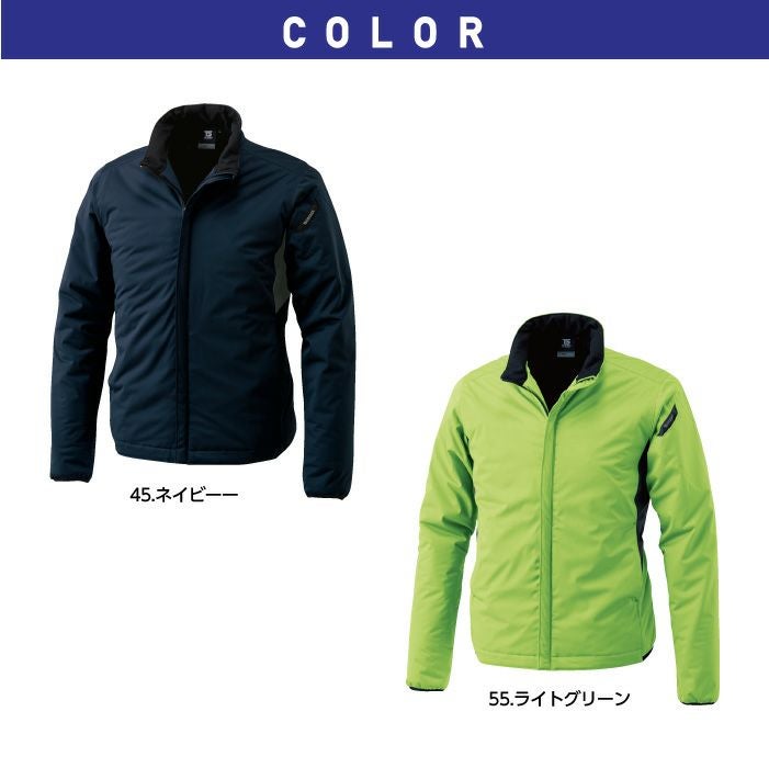 yori コットン中綿ジャケット TS-DESIGN 防寒ジャケット 防風ストレッチ ライトウォームジャケット