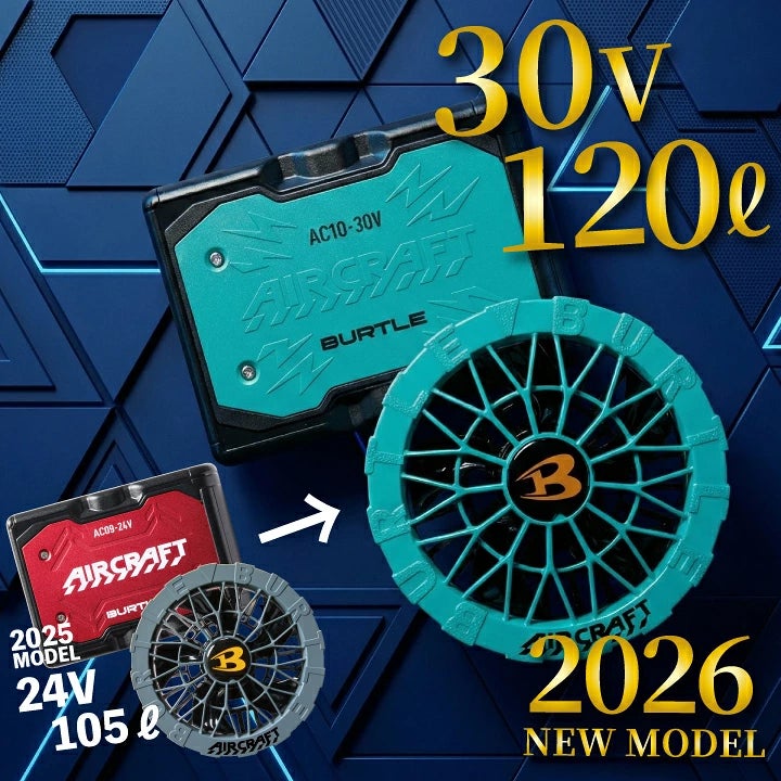 即日発送】バートル 2026年 新型 ファンセット エアークラフト AC10-1