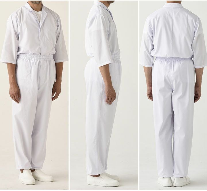 セブンユニフォーム AL406 パンツ（総ゴム・紐入） 男性用 メンズ 抗菌