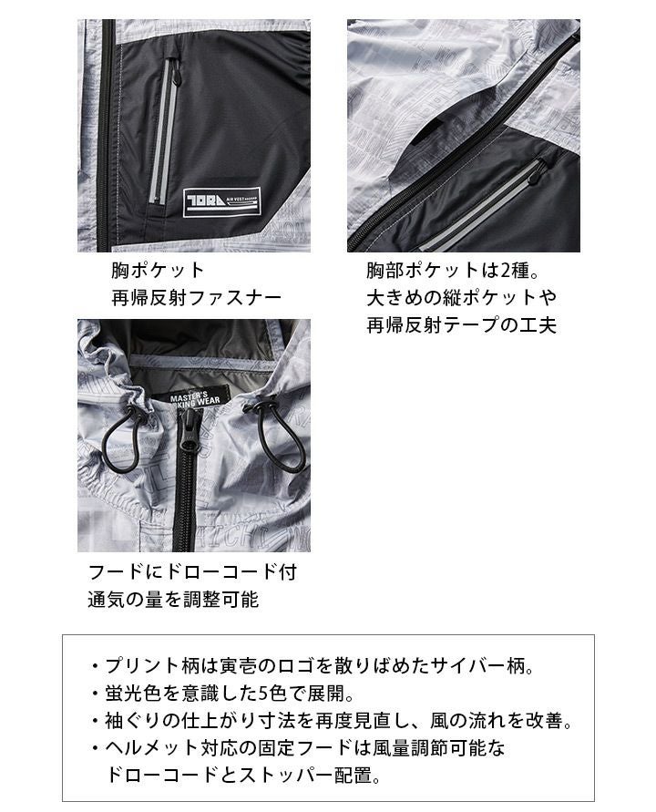 寅壱 空調服 セット エアーベスト ファン＆バッテリーセット 1075