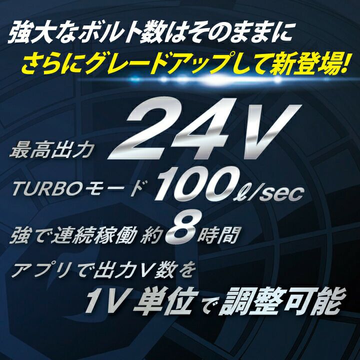 ななめファン+バッテリーセット】2024 新商品 24V サンエス 空調風神服